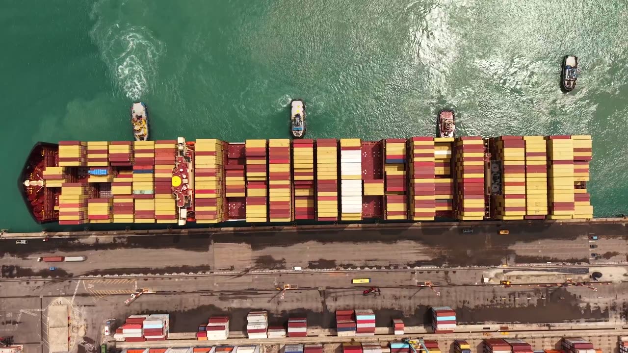 Overhead view of berthing — Pecém